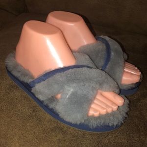 UGG Australia Abela Slippers Slides Criss Cross 1017548 size 6